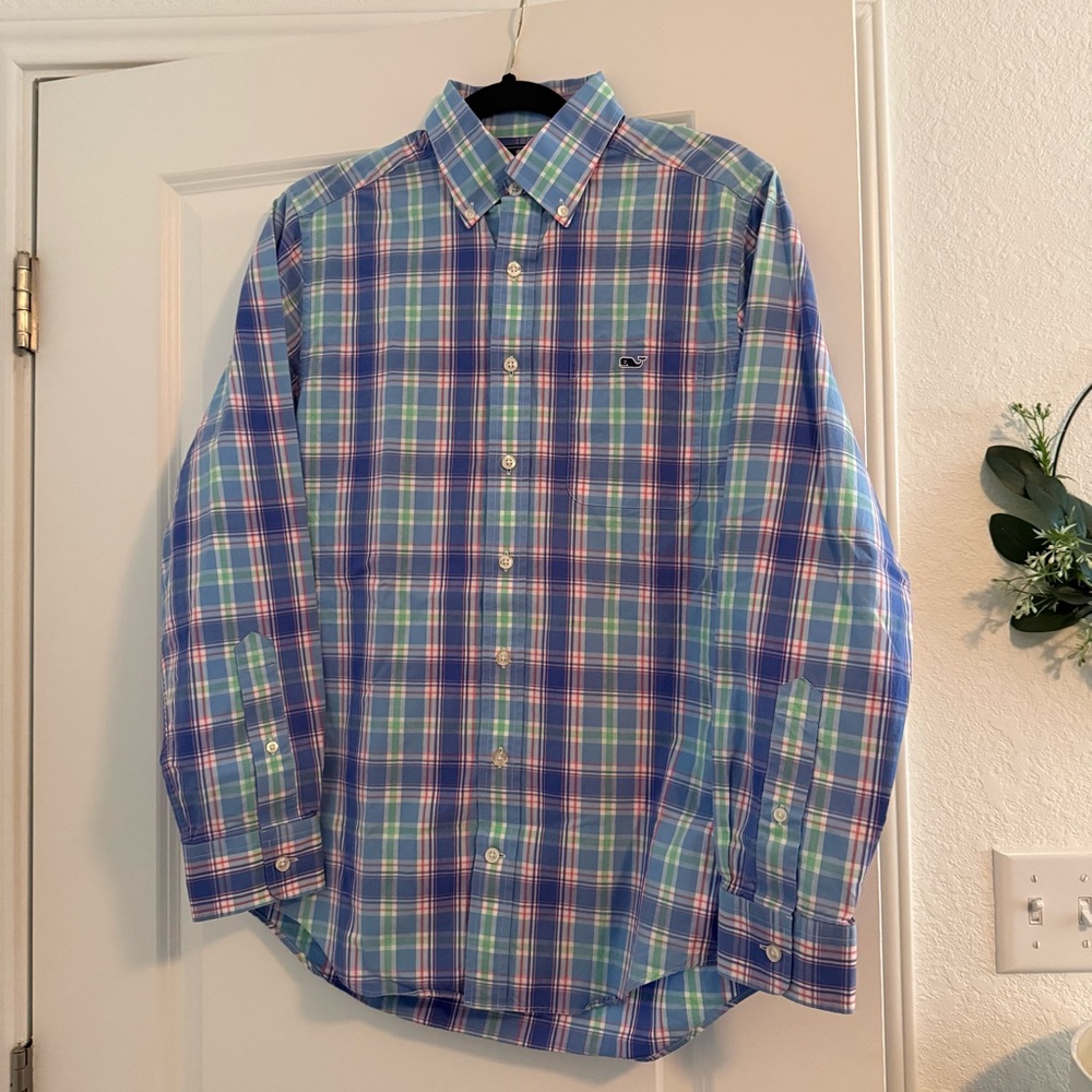 Vineyard Vines Plaid Button Down Shirt